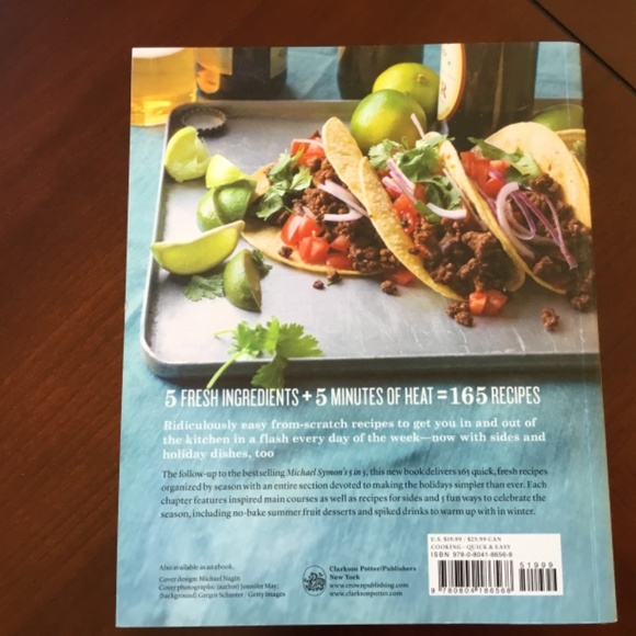Micheal Symon’s 5 in 5 cookbook - New - Picture 3 of 3